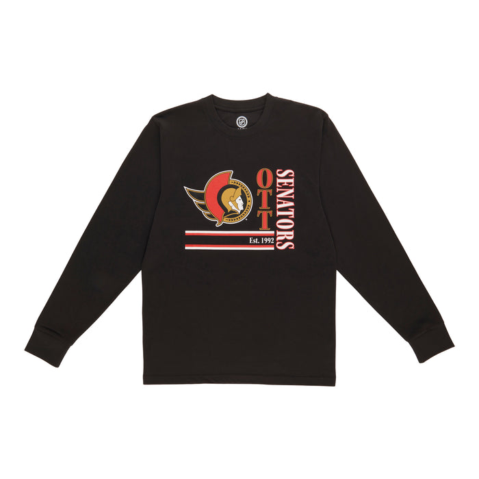 NHL Men's Licensed Ottawa Senators Long Sleeve T-Shirt