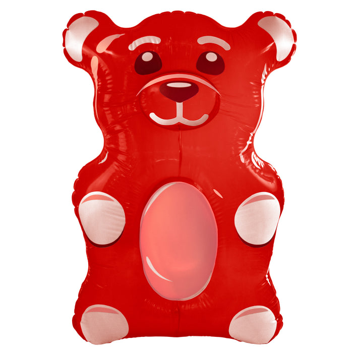 Flotteur gonflable pour piscine façon ourson gélifié – 51,5 po x 32,5 po