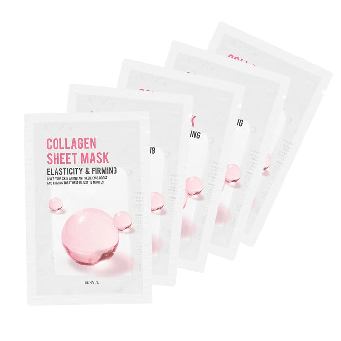 Collagen Sheet Mask, 5-Pack