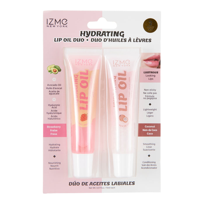 IZME Hydrating Lip Oil Duo, 2-Pack