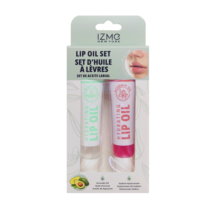 Duo Huile Hydratante pour Lèvres IZME, emb. de 2