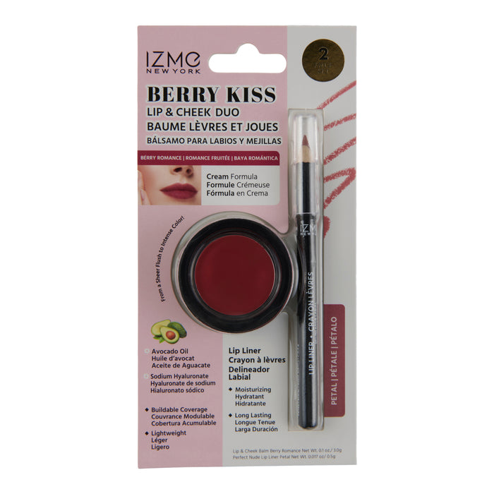 IZME Lip & Cheek Duo, Berry Kiss