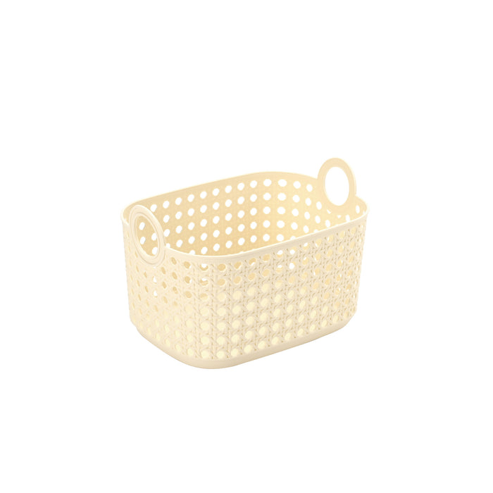 Panier de rangement en plastique HomeStyles, petit, 9 po x 6 po x 6,5 po