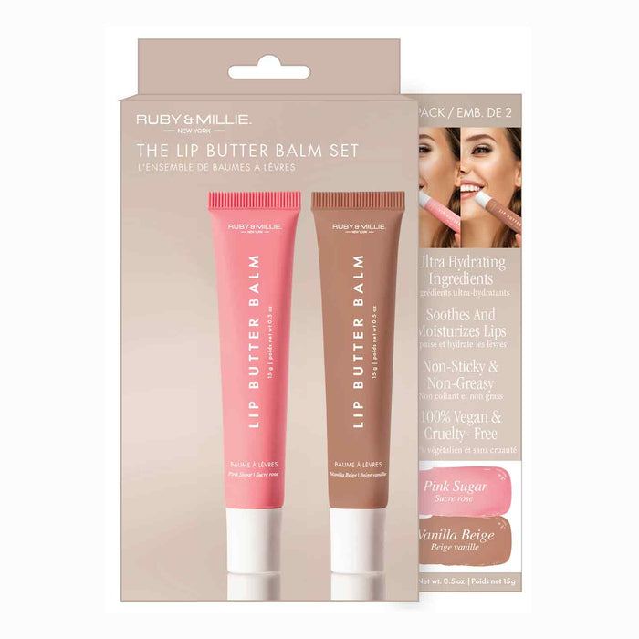 Ruby & Millie Lip Butter Balm Set, 2-Pack