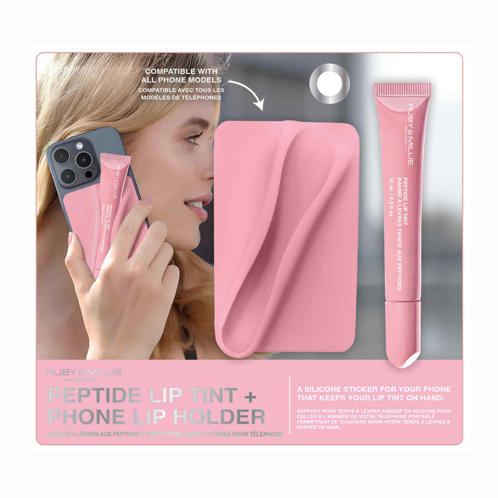 Teintes à lèvres + support de teinte à lèvres pour téléphone Ruby & Millie
