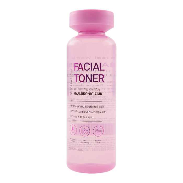 Clinical Works Hyaluronic Acid Face Toner, 250 ml