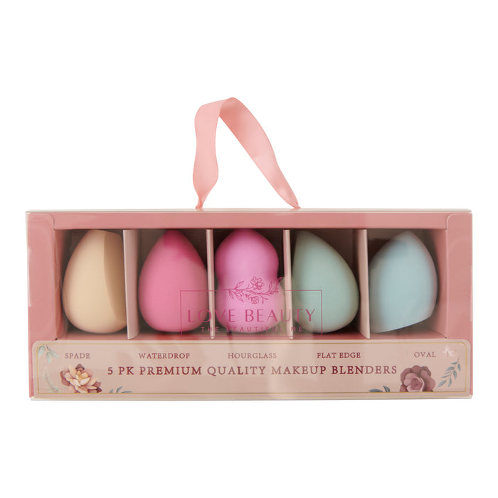 Love Beauty Makeup Blender Sponges, Flower, 5-Pack