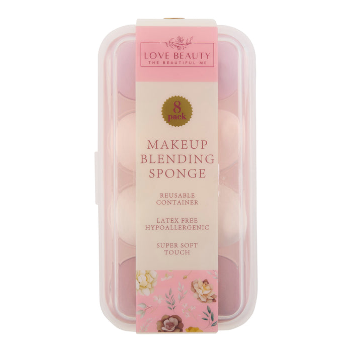 Love Beauty Beauty Sponge Egg Carton Set, 8-Pack
