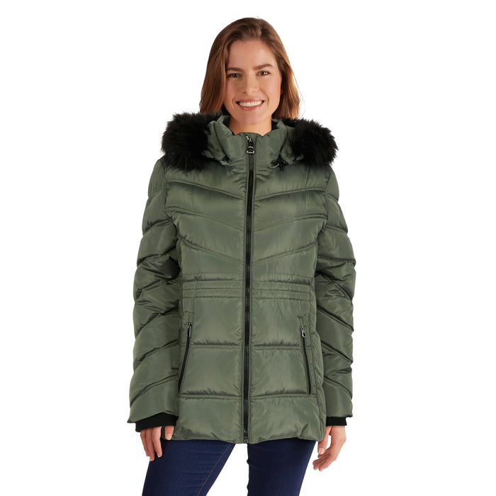 Parka court de luxe lily morgan pour femmes – -30°C