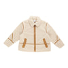 Veste style moto en sherpa taille plus mySTYLE pour femmes
