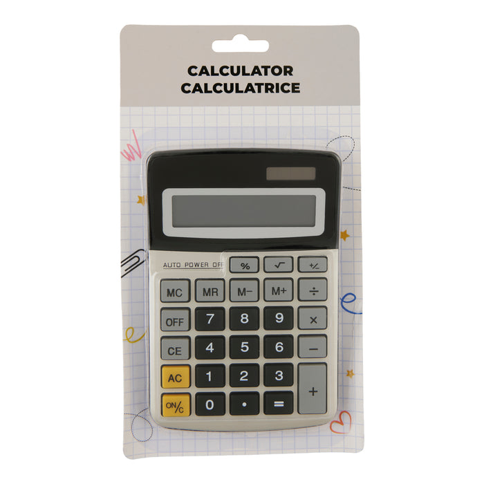 Calculatrice Giant Value, noir – 5 po x 6 po
