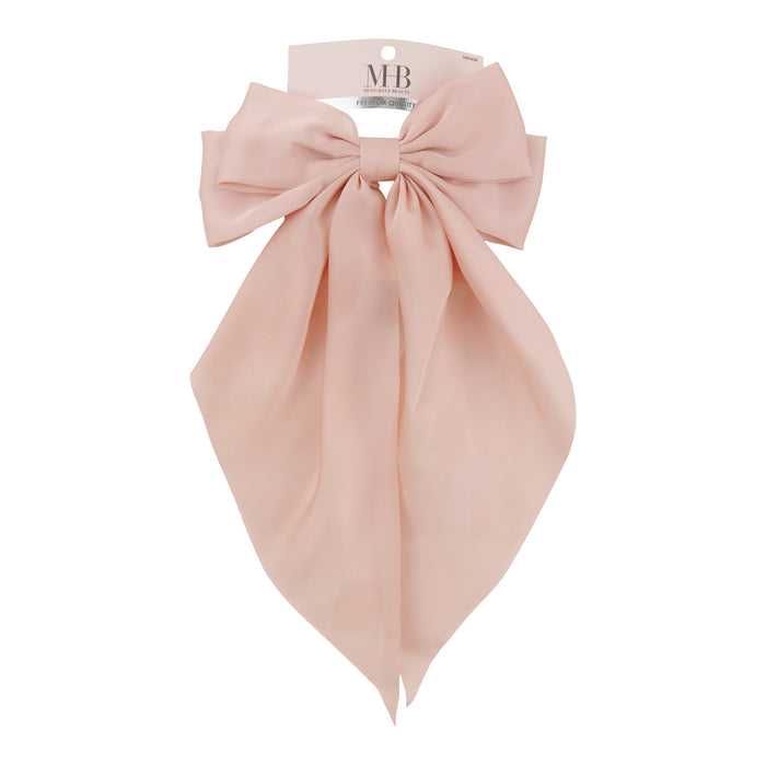 MHB Large Satin Bow Clip, Assorted