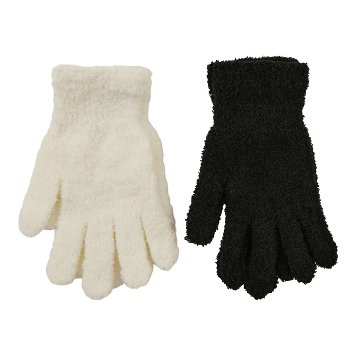 Women's Fuzzy Gloves, 2-Pack