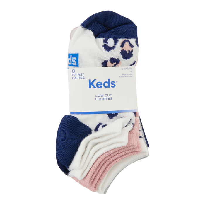 Socquettes courtes Keds pour filles, emb. de 8 paires