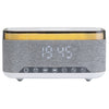Charging Alarm Clock & Speaker, White, 7-in x 4.5-in x 4-in.