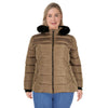 Parka court matelassé de luxe taille Plus lily morgan pour femmes – -30°C