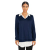 lily morgan Women's Collared Sweater