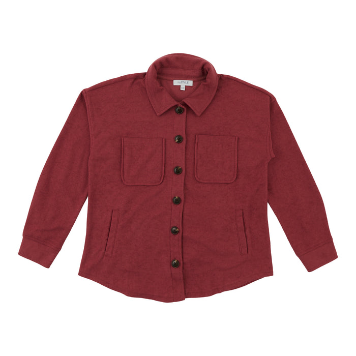 mySTYLE Women's Ribbed Shirt