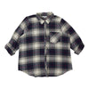 Chemise à boutons-pression en flanelle taille plus mySTYLE pour femmes