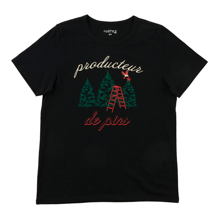 Tee-shirt floqué mySTYLE pour femmes