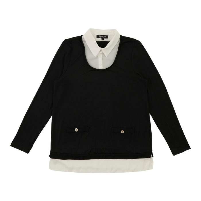 lily morgan Women's Collared Sweater