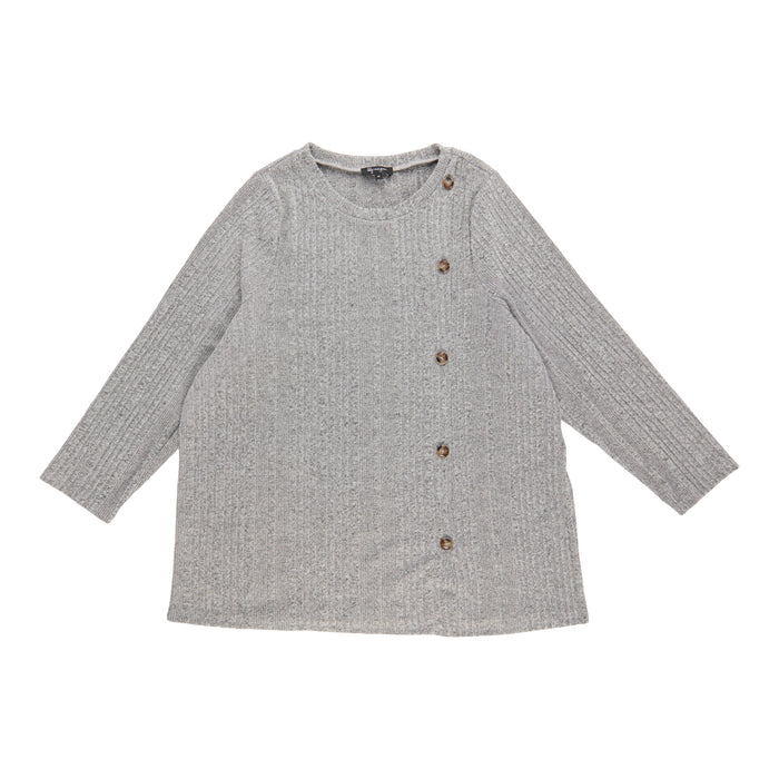 lily morgan Women's Plus Side Button Detail Sweater