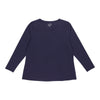 mySTYLE Women's Plus Long Sleeve Scooped Tee