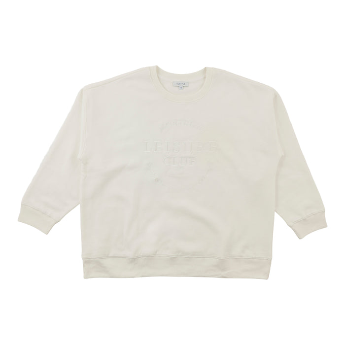 mySTYLE Women's Plus Embroidered Sweater