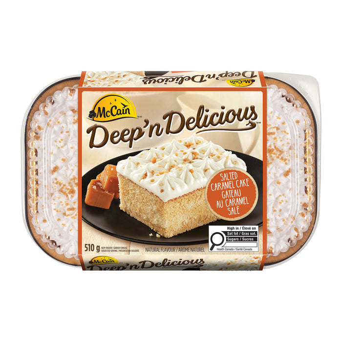 Gâteau au caramel salé Deep’n Delicious McCain, 510 g