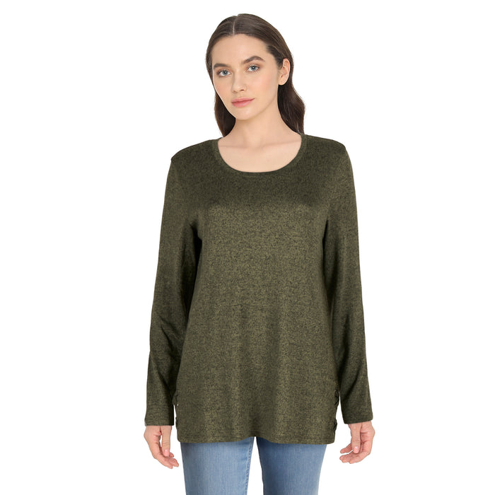 Women's Top with Eyelet Lace