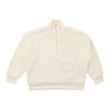 mySTYLE Women's Plus Mock-Neck Quarter Zip Sherpa Sweatshirt