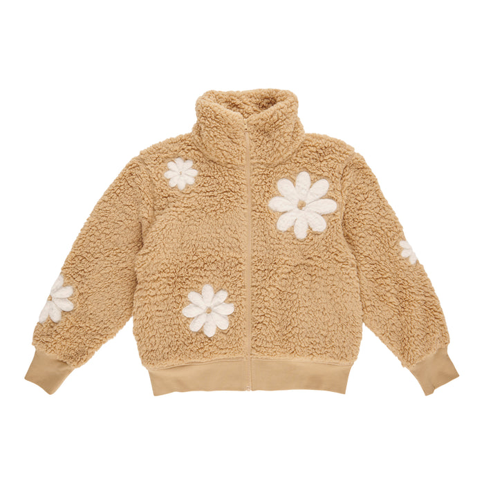 Surchemise en sherpa avec broderie mySTYLE pour femmes