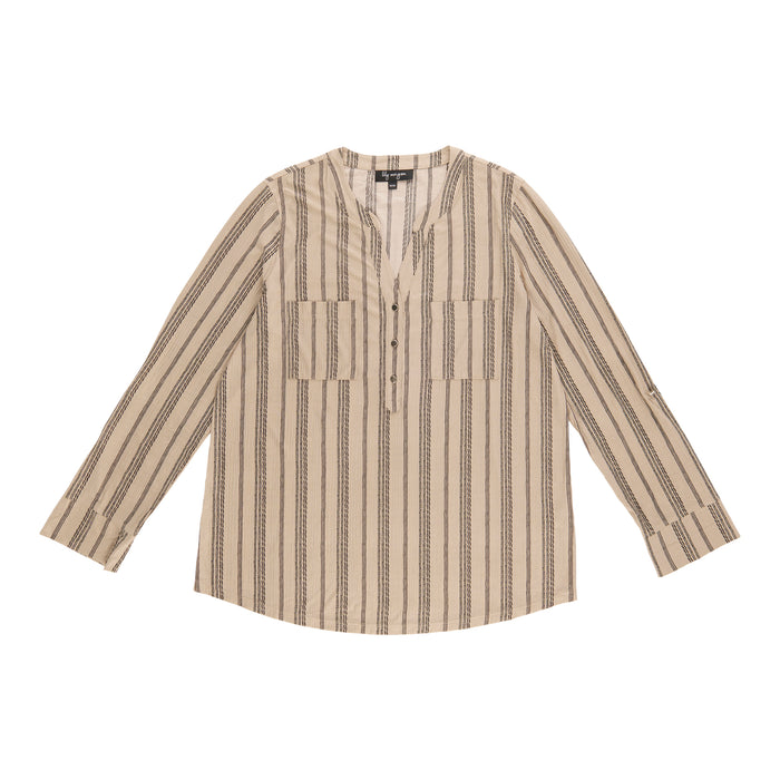 lily morgan Women's Top with Flap Pockets