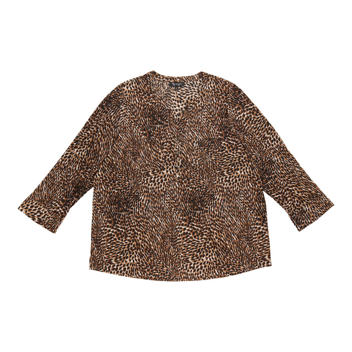 lily morgan Women's Plus Top with Flap Pockets