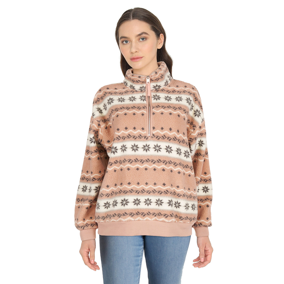 mySTYLE Women's Half Zip Sweatshirt – Giant Tiger