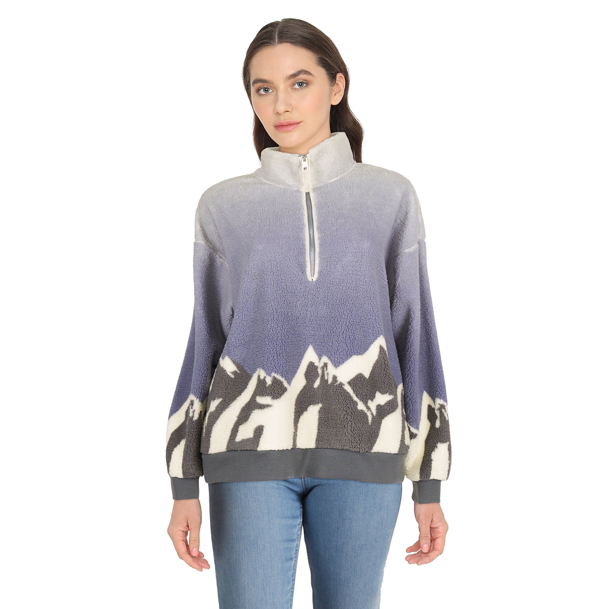 mySTYLE Women's Half Zip Sweatshirt – Giant Tiger