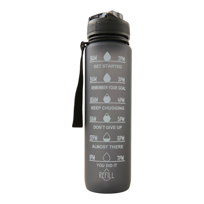 Motivational Water Bottle, English, 1-L.
