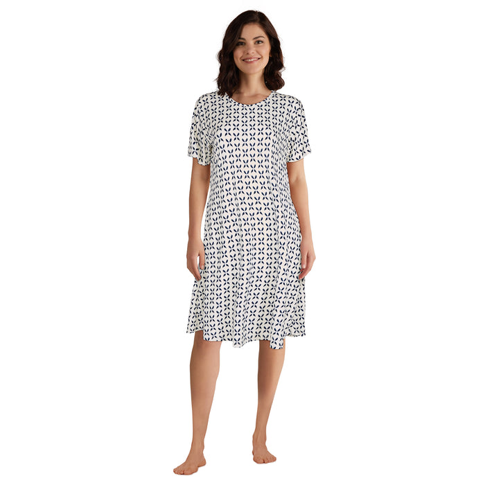 Mini robe d’été imprimée pour femmes