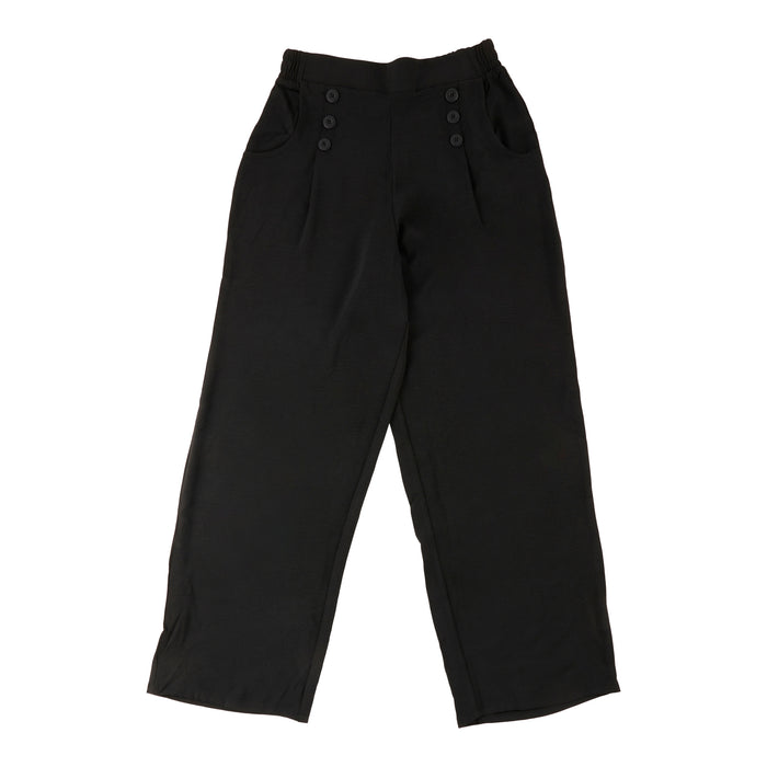 Women's 6 Button Wide-Leg Pants