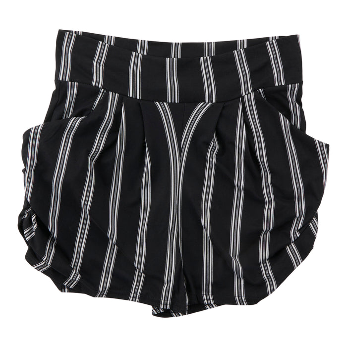 Short imprimé à taille haute pour femmes