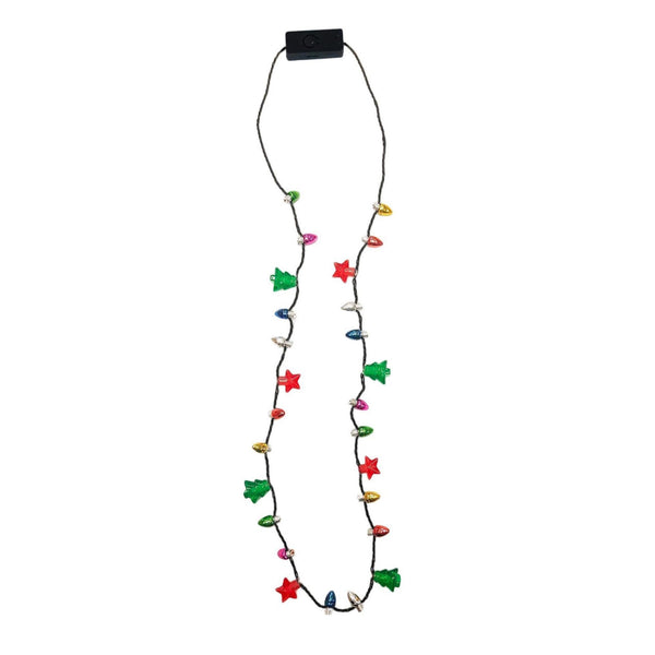 Colliers Lumineux LED TEHAUX - 12 Pendentifs Clignotants Pour Enfants - Idéal Pour Noël, Anniversaire, Fête - Motifs Variés