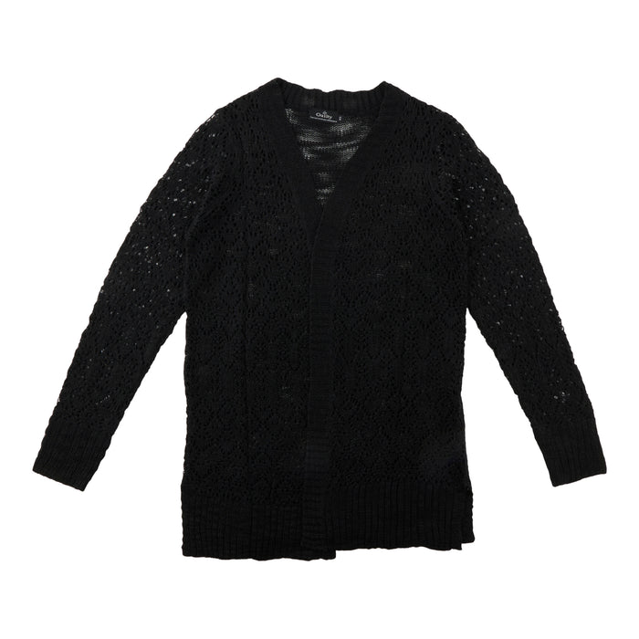 Cardigan ouvert à l'avant à manches longues pour femmes