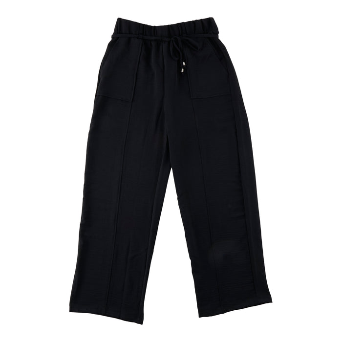 Women's High-Rise Wide-Leg Crepe Pants