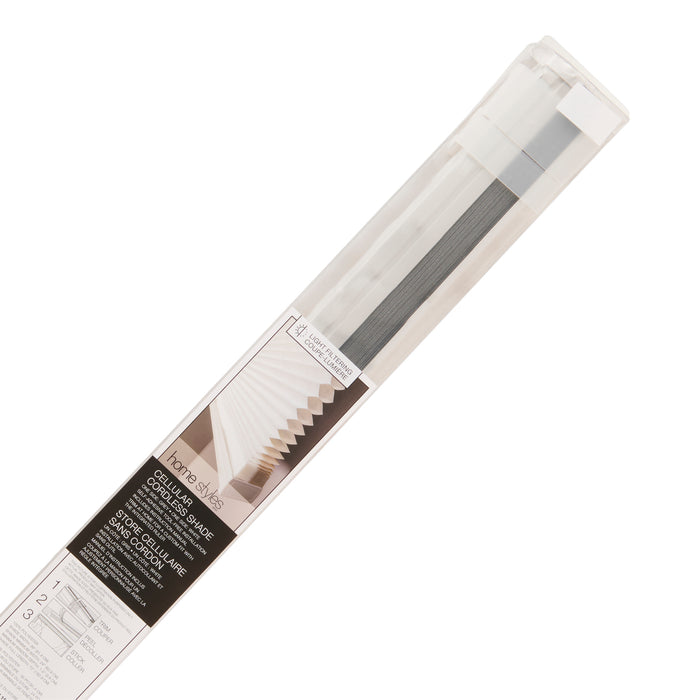 HomeStyles Cellular Semi-Blackout Shade, Grey, 36-in x 72-in.