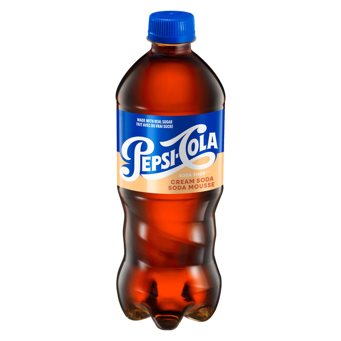 Pepsi-Cola Soda Shop Cream Soda, 591 ml