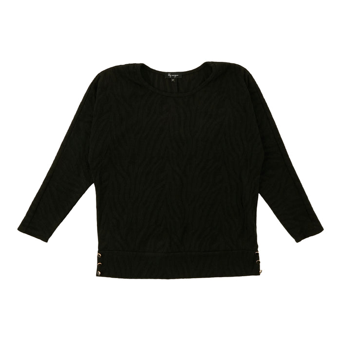 lily morgan Women's Top with Side Buttons