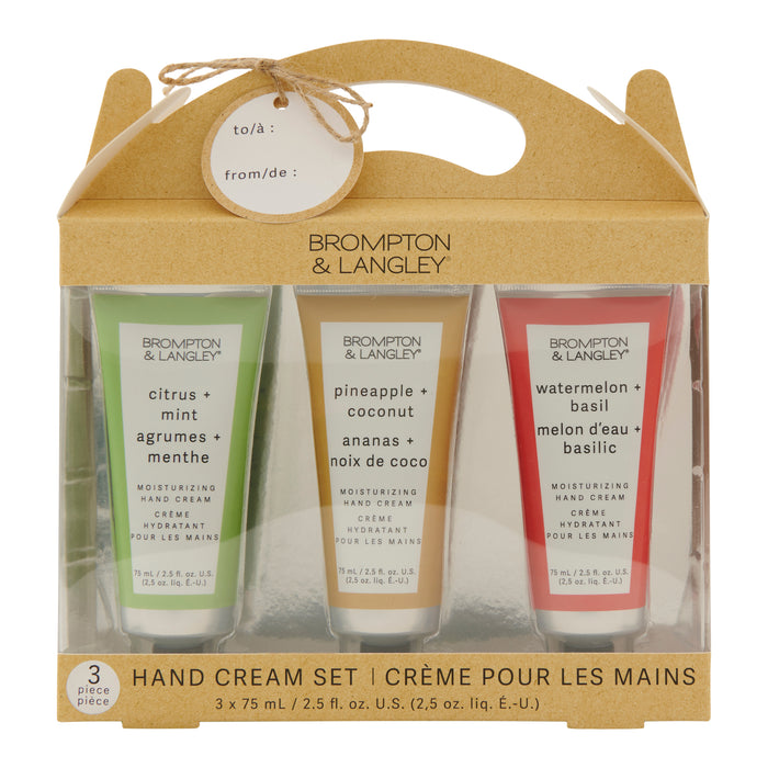 Brompton & Langley Hand Cream, 3-Pack, 75 ml