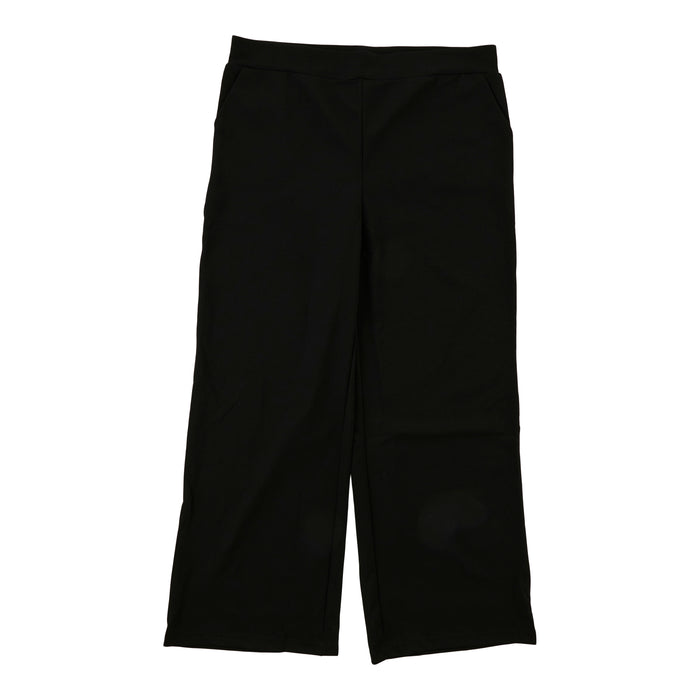 Pantalon d’uniforme en crêpe et à jambes larges taille plus pour femmes