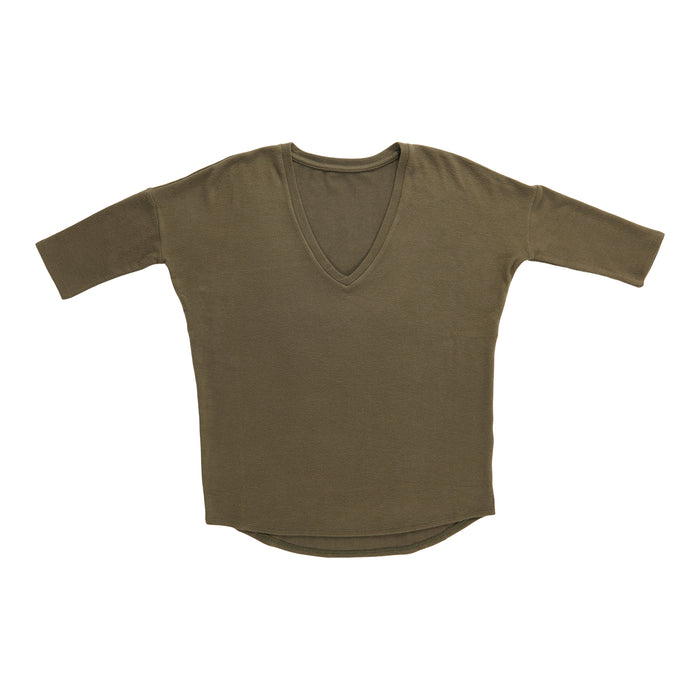 Haut à manches 3/4 pour femmes, assortiment