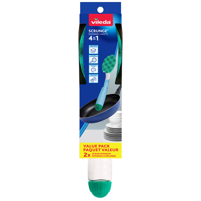 Vileda Scrunge Dishwand Value Pack